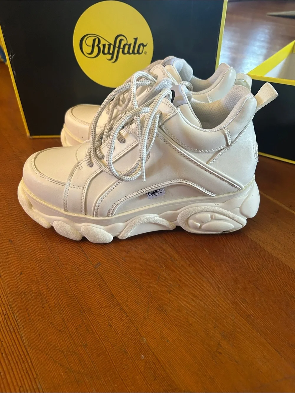 Buffalo David Bitton Corin Platform Sneakers Rave Burning Man UK Euro